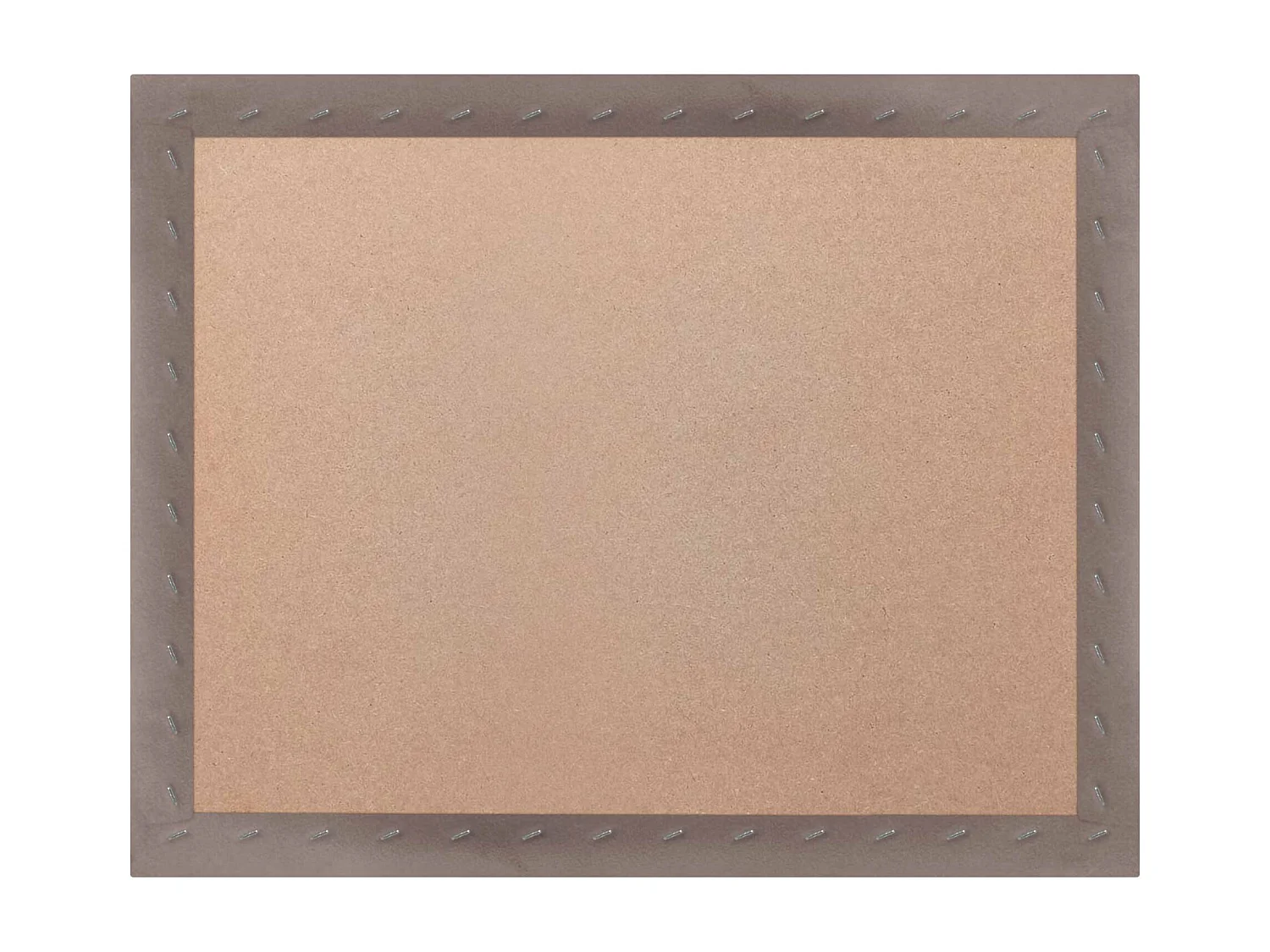 DHOME Tête delit Tapissée en velours de qualité supérieure composée de panneaux autocollants interchangeables pour chambre  (marron, 135 cm)