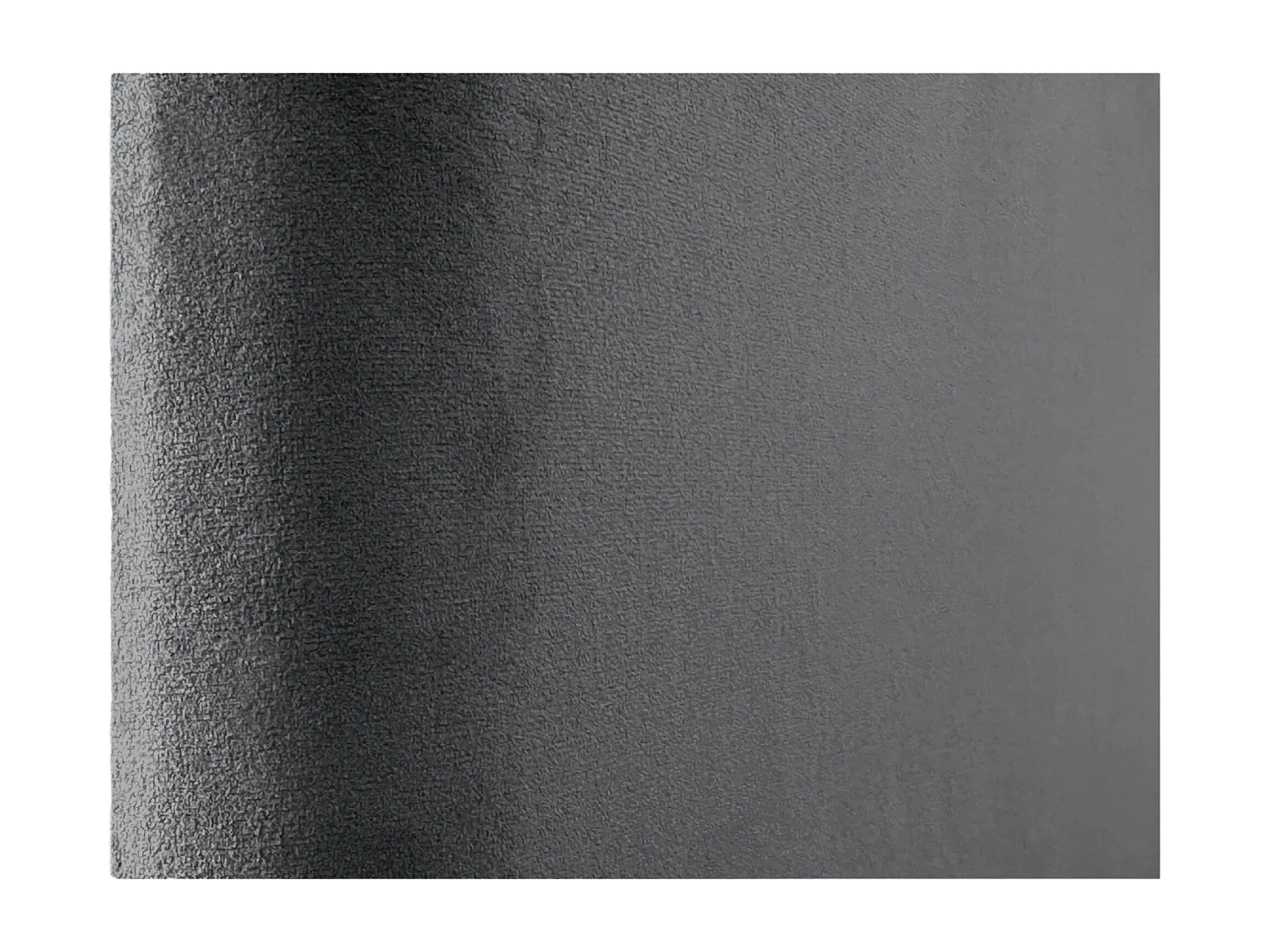 DHOME Premium fluwelen gestoffeerd hoofdeinde samengesteld uit verwisselbare zelfklevende panelen Luxe slaapkamer opgevuld (donkergrijs, 80cm)