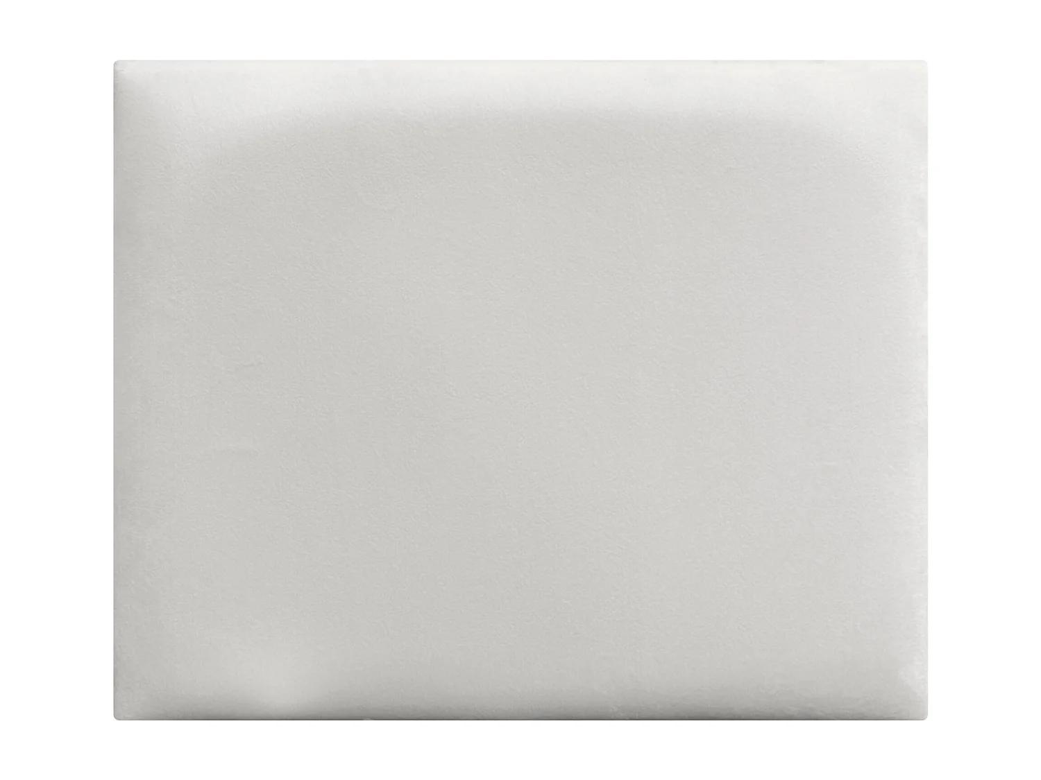 DHOME Tête delit Tapissée en velours de qualité supérieure composée de panneaux autocollants interchangeables pour chambre  (blanc, 110 cm)