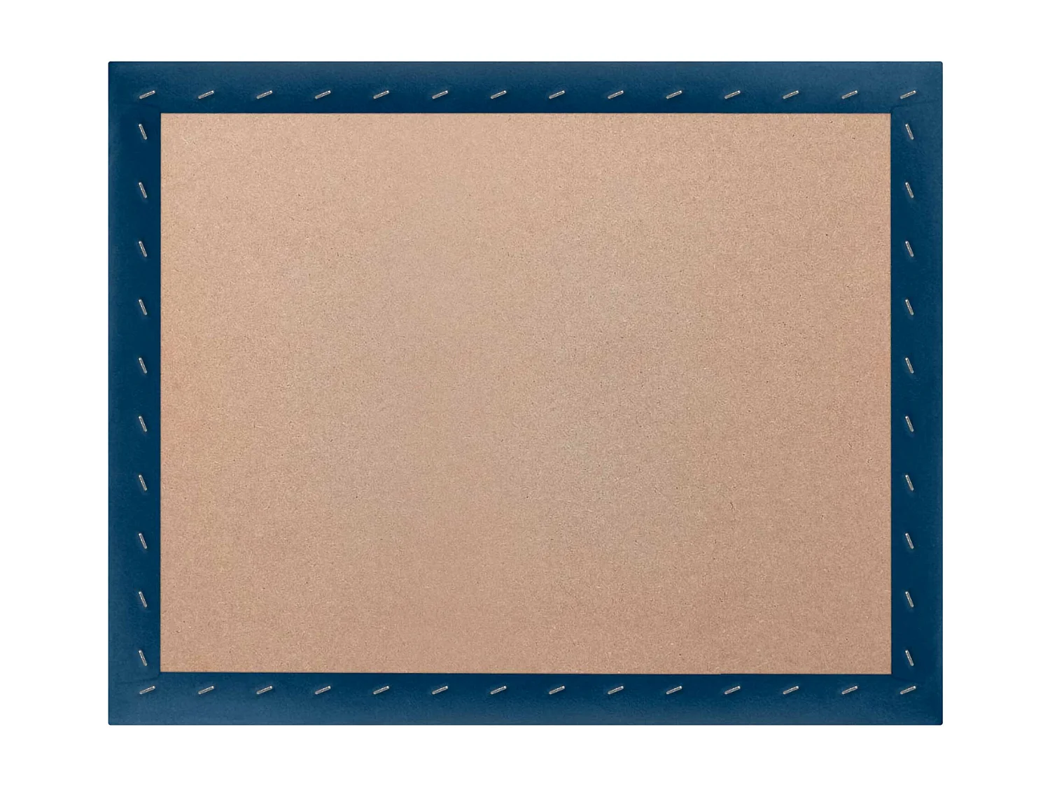 DHOME Tête delit Tapissée en velours de qualité supérieure composée de panneaux autocollants interchangeables pour chambre  (bleu, 80 cm)