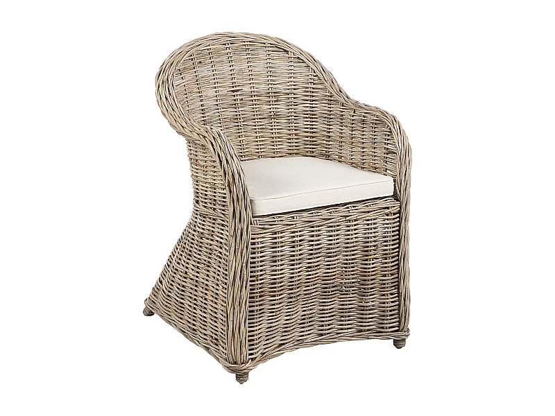 Fauteuil de jardin SUSUA II Rotin Naturel