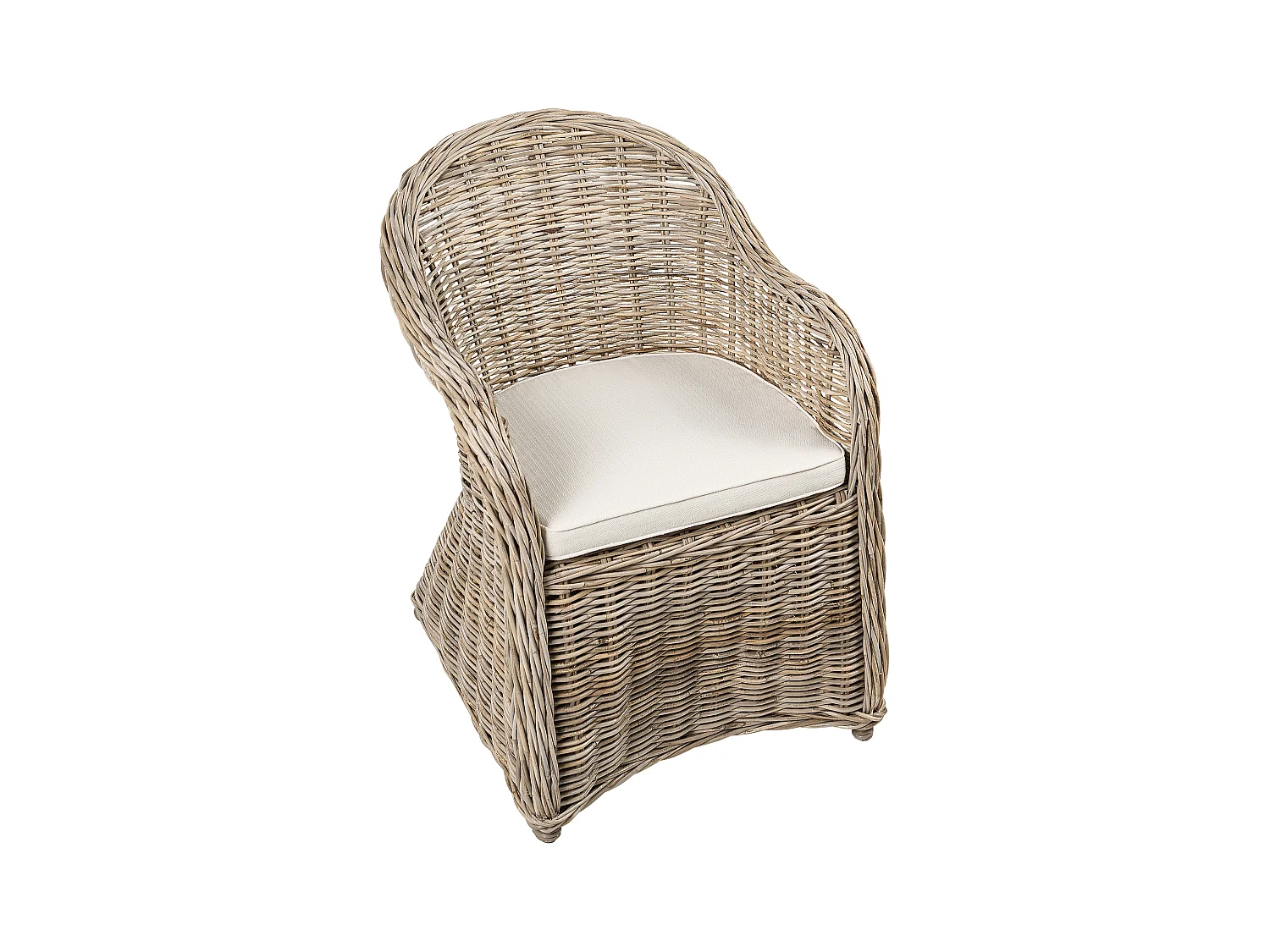 Tuinstoel set van 2 rotan naturel SUSUA II