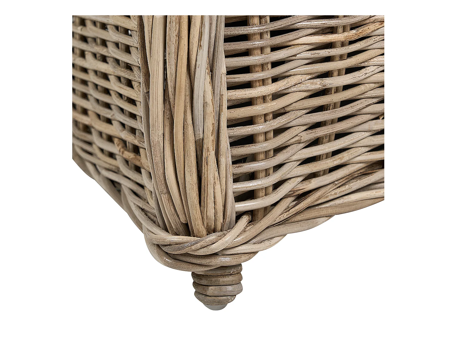 Tuinstoel set van 2 rotan naturel SUSUA II