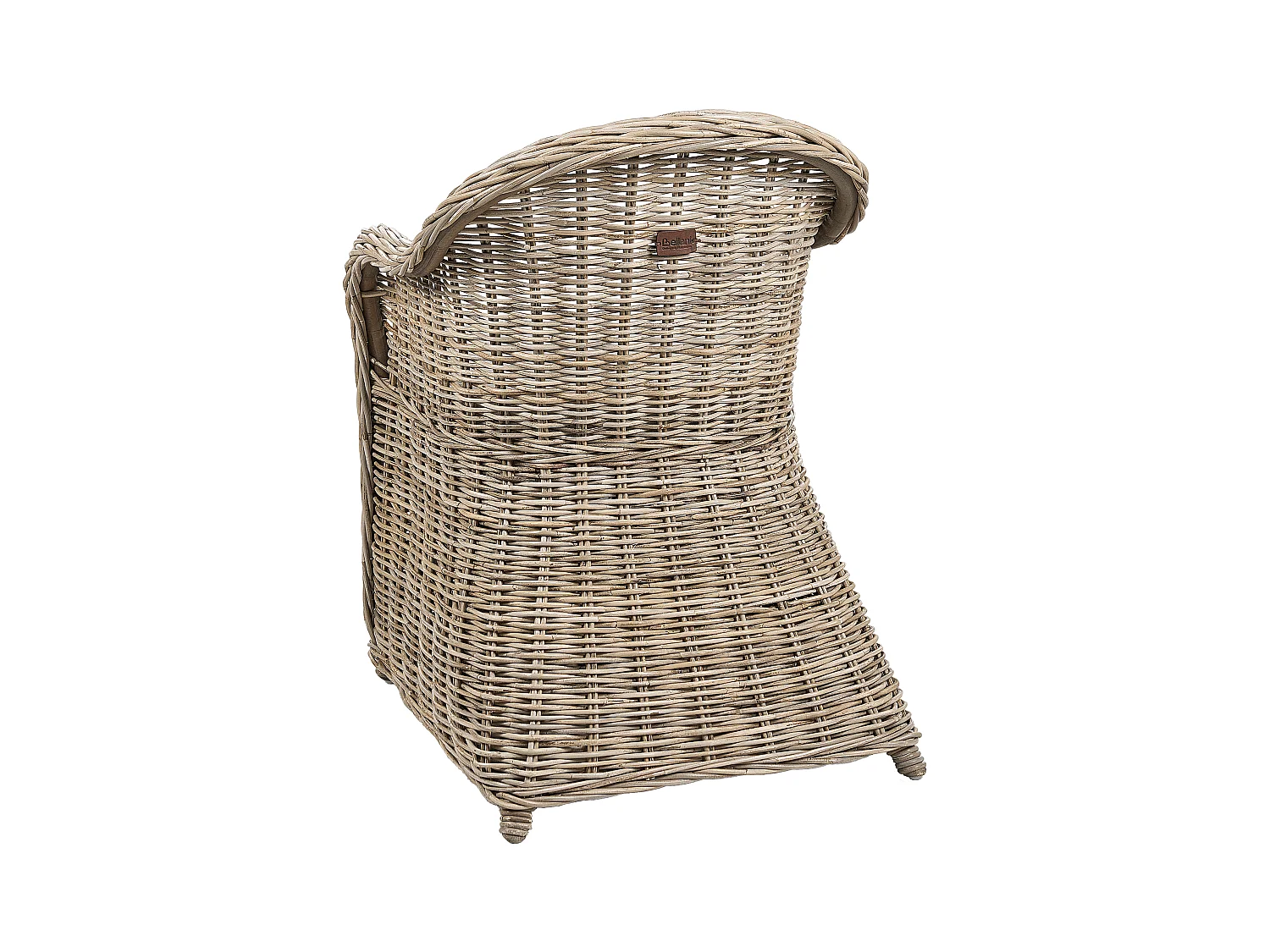 Lot de 2 chaises de jardin en rotin naturel SUSUA II