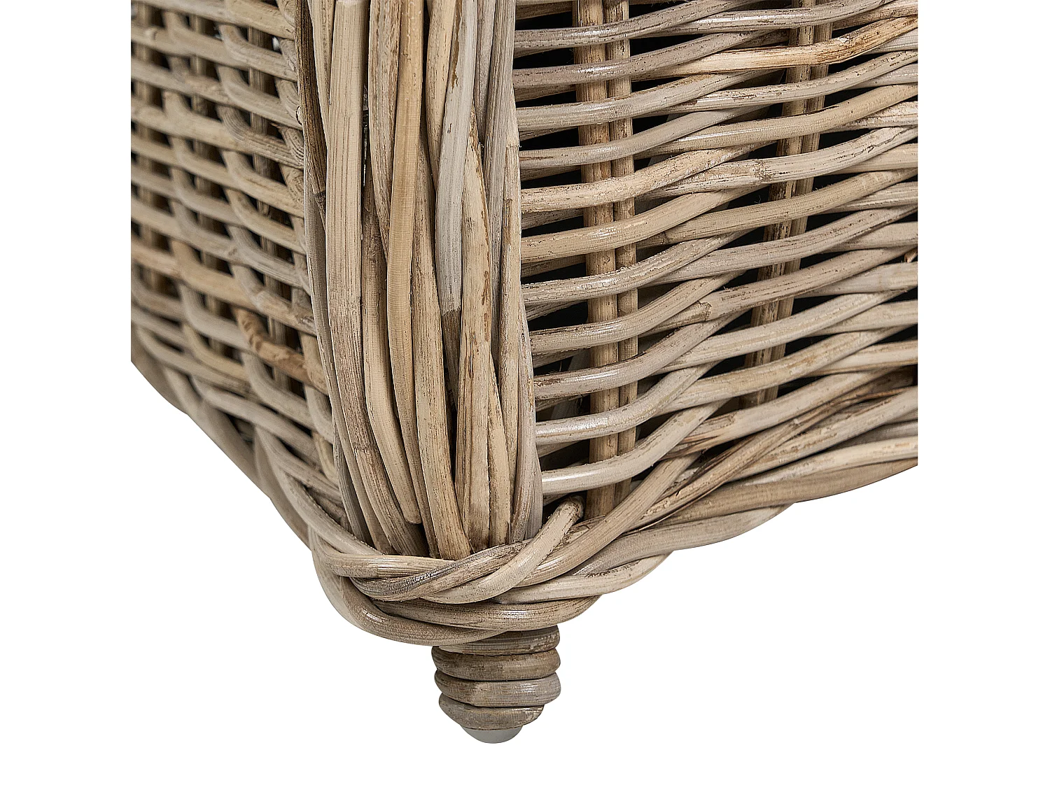 Lot de 2 chaises de jardin en rotin naturel SUSUA II