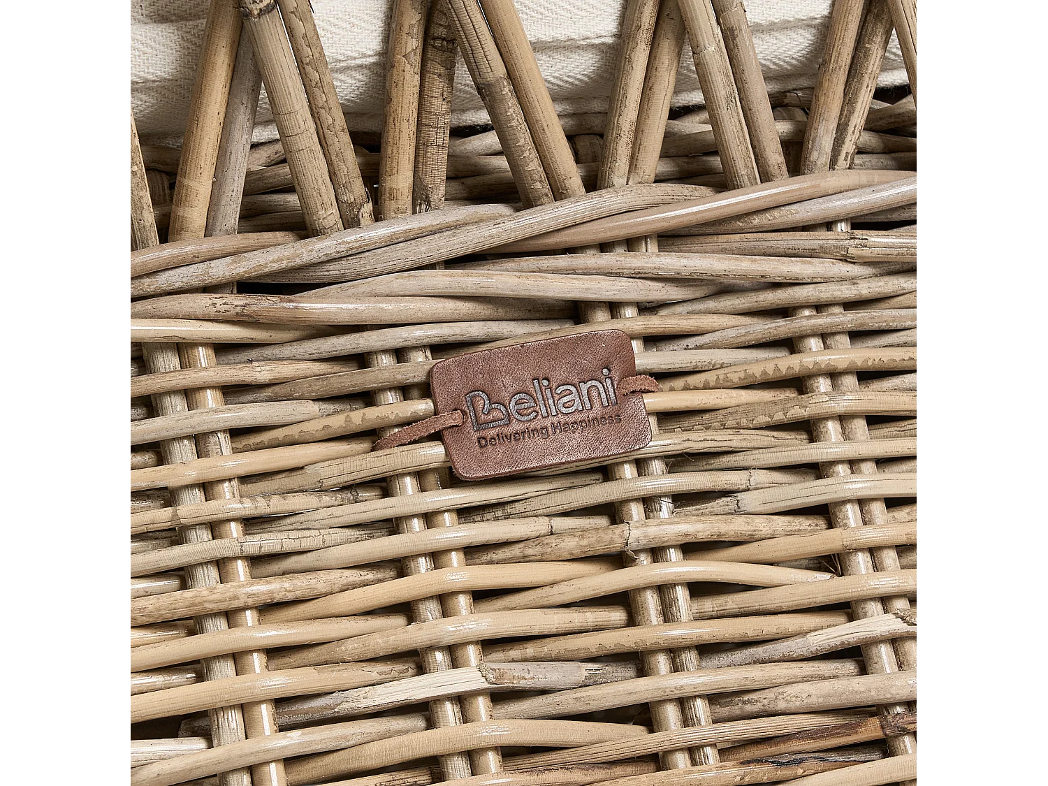 Lot de 2 chaises de jardin en rotin naturel MAROS II