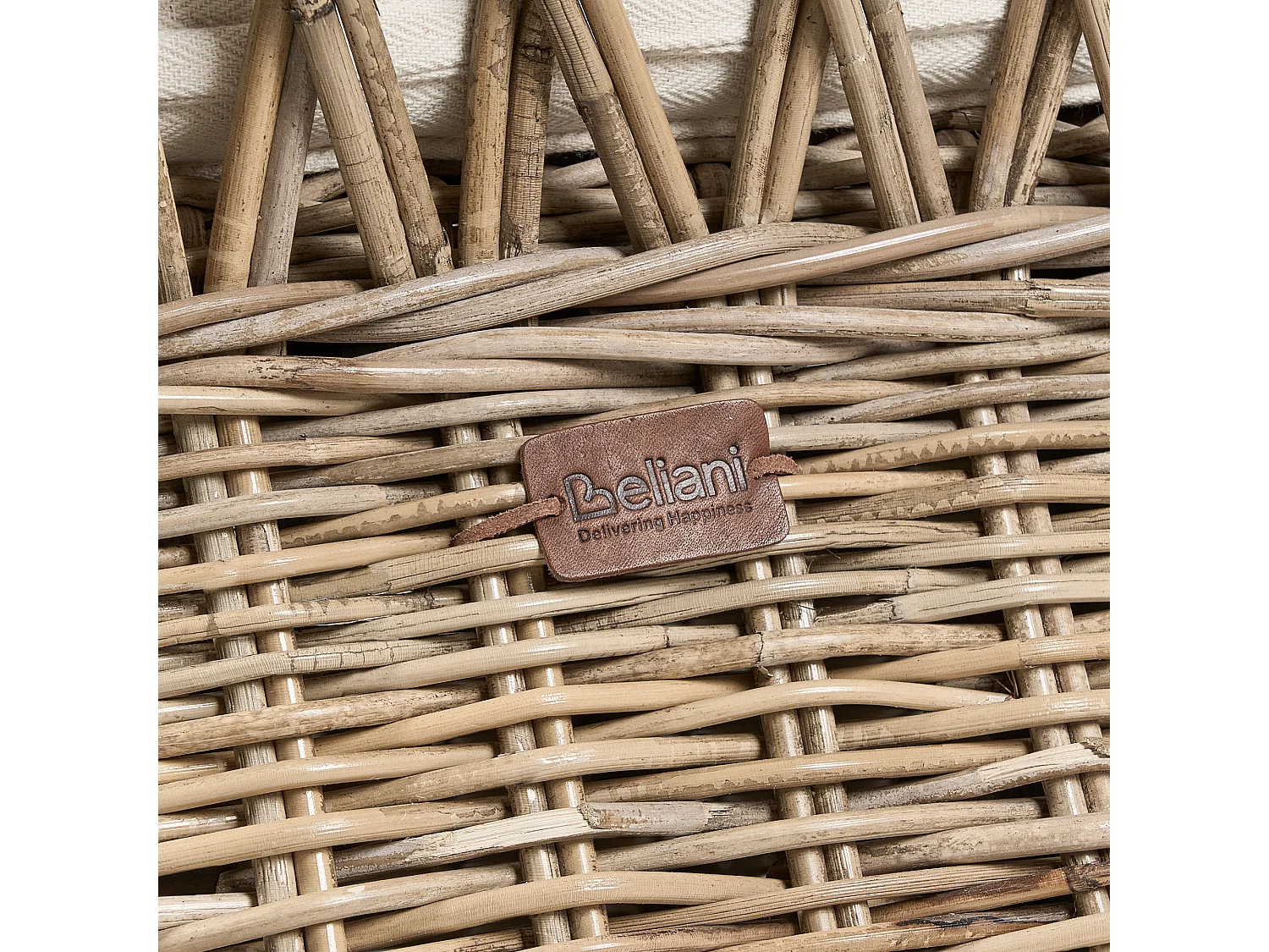 Lot de 2 chaises de jardin en rotin naturel MAROS II