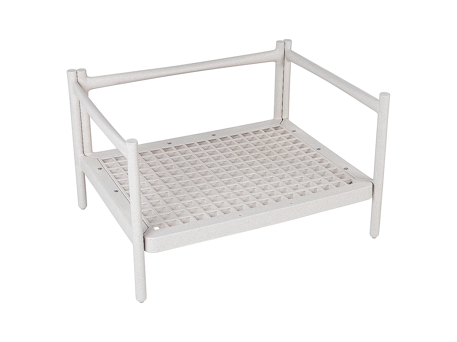 Set van 2 tuinfauteuils FERRETTI Lichtbeige