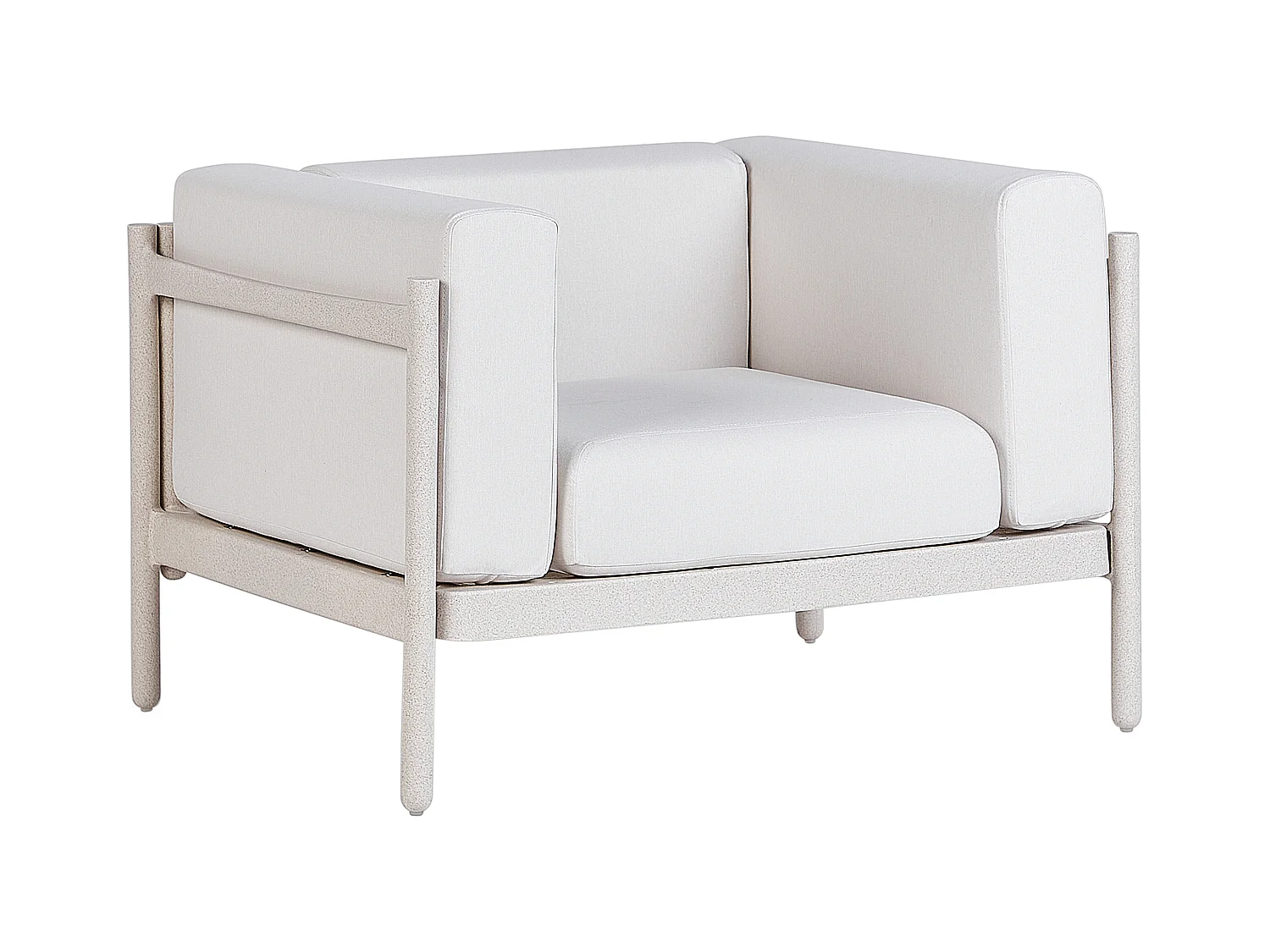 Set van 2 tuinfauteuils FERRETTI Lichtbeige