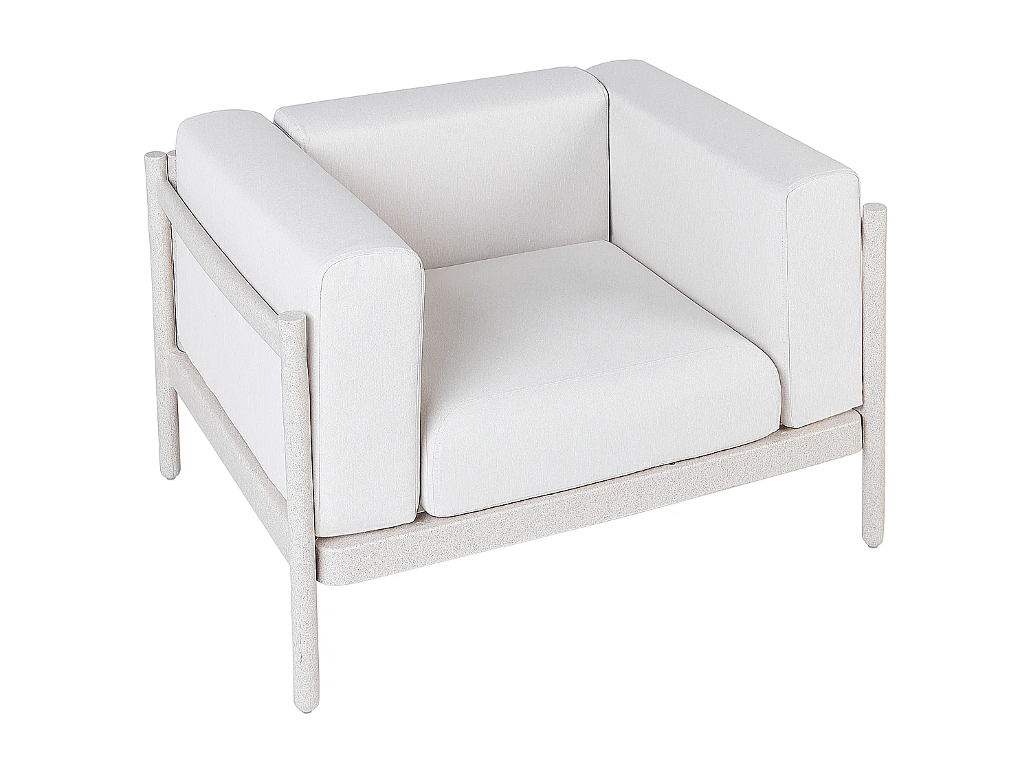 Set van 2 tuinfauteuils FERRETTI Lichtbeige