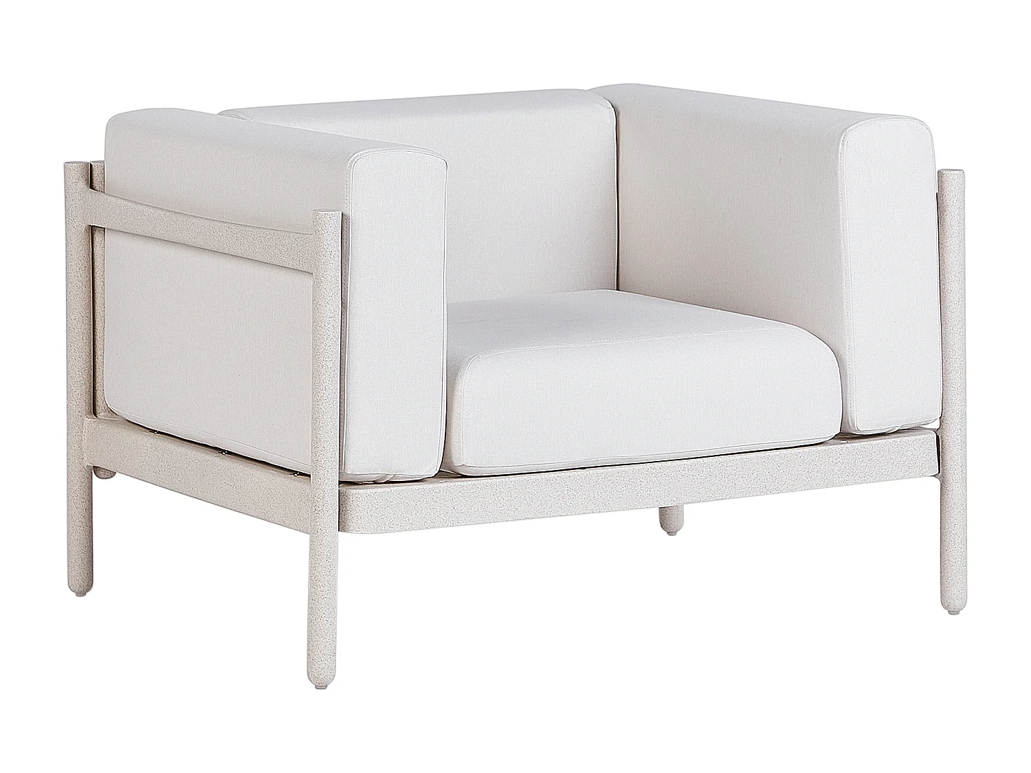 Ensemble de 2 fauteuils de jardin FERRETTI Beige clair