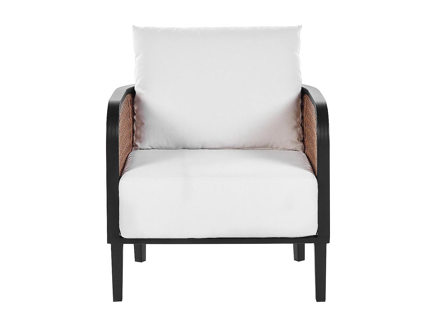 Fotel ogrodowy MONTEFALCO Metal Biały