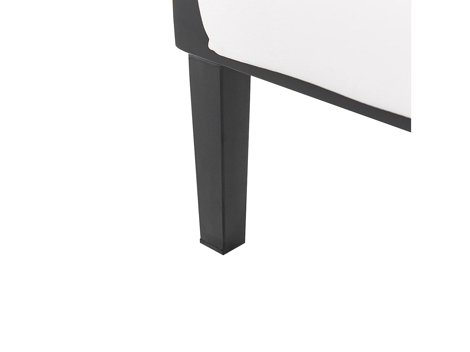 Gartensessel Aluminium schwarz Auflagen weiß mit Wiener Geflecht Montefalco