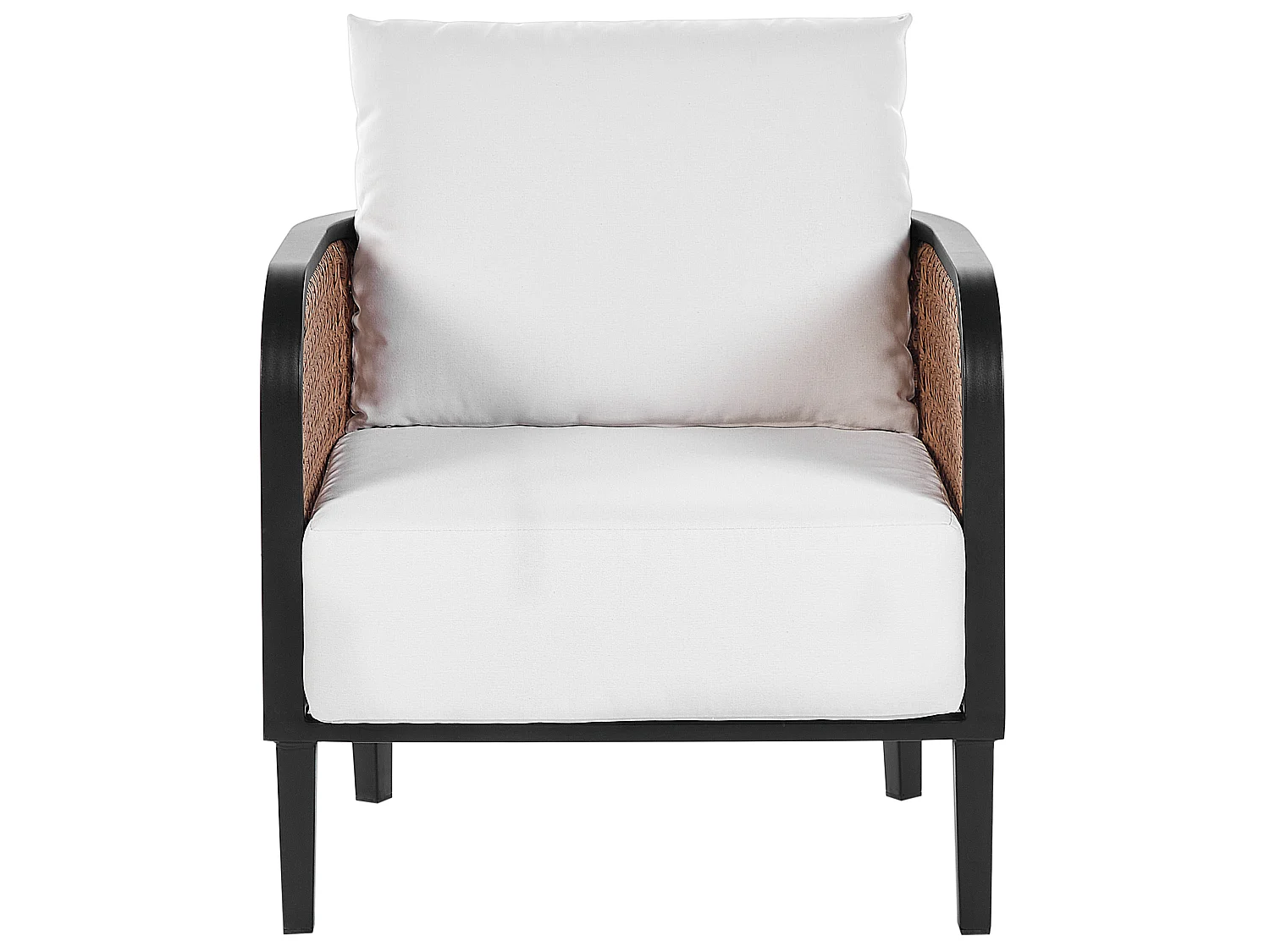 Fauteuil de jardin MONTEFALCO Métal Blanc