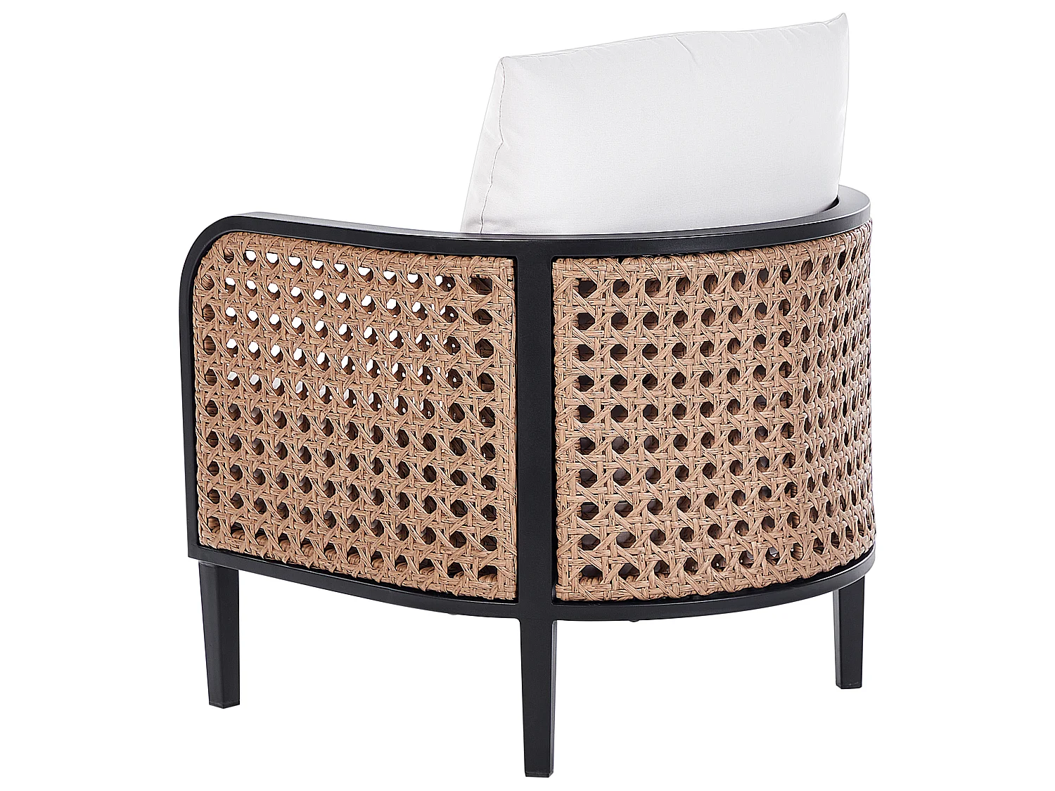 Fauteuil de jardin MONTEFALCO Métal Blanc
