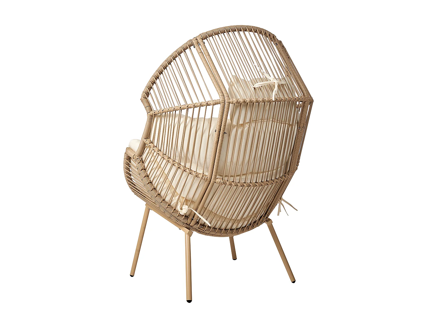 Chaise de jardin MURANO Polyrotin Naturel