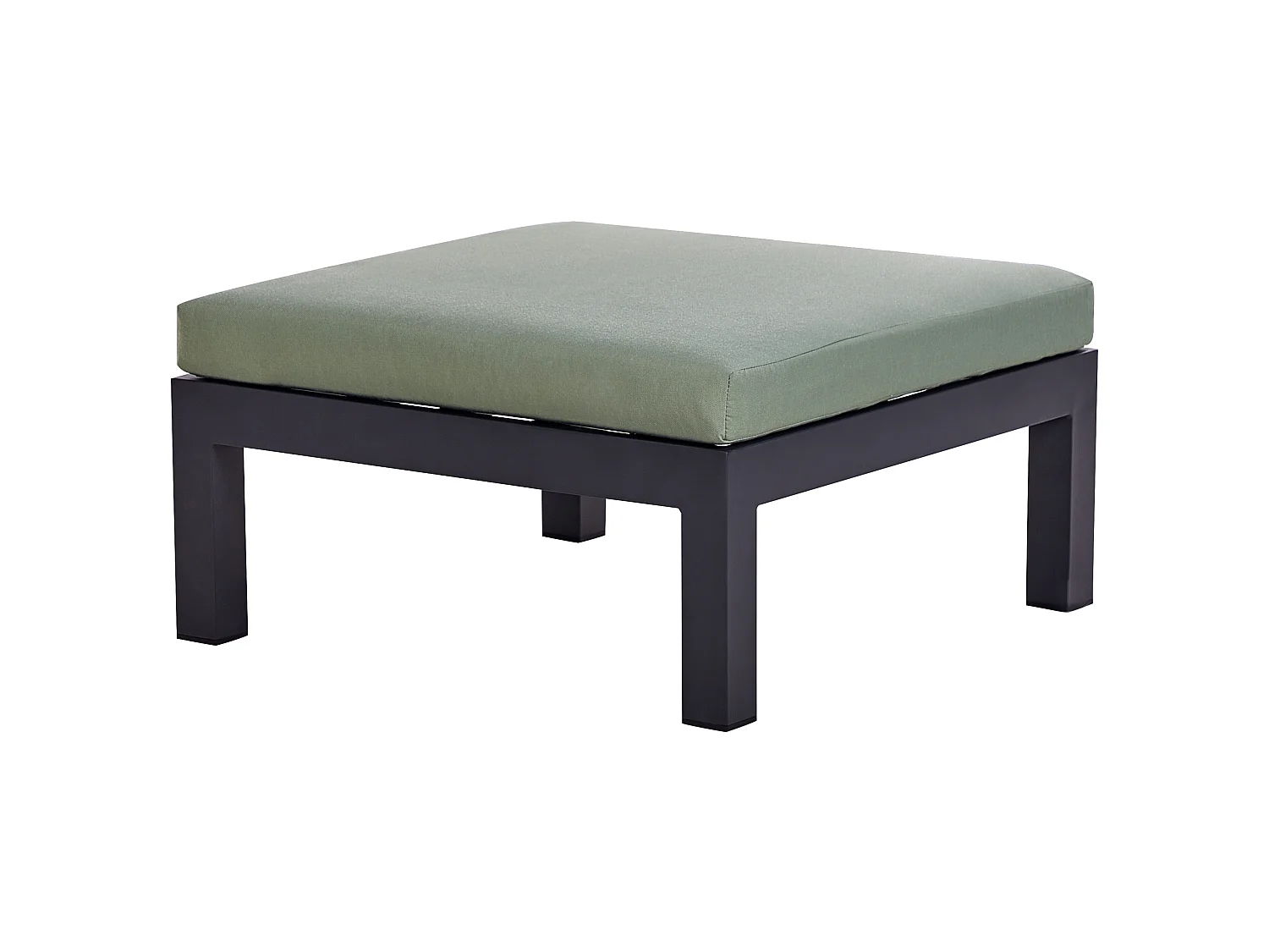 Garten Ecksofa mit Tisch 5-Sitzer MESSINA linksseitig Metall Grün