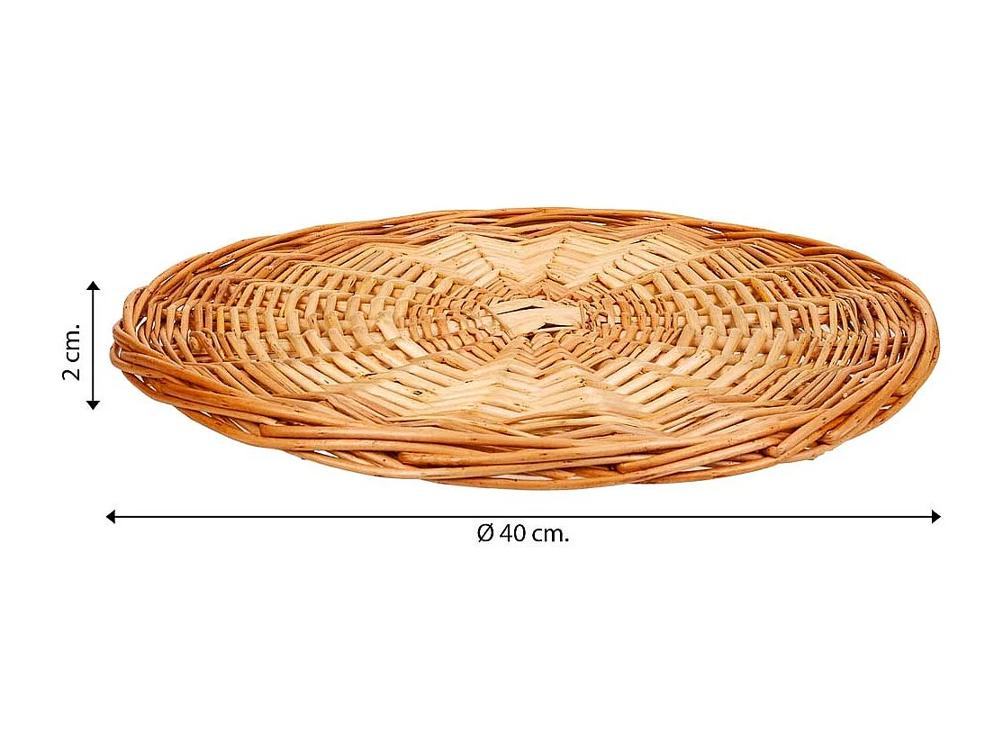 Salvamantel de mimbre d40x2