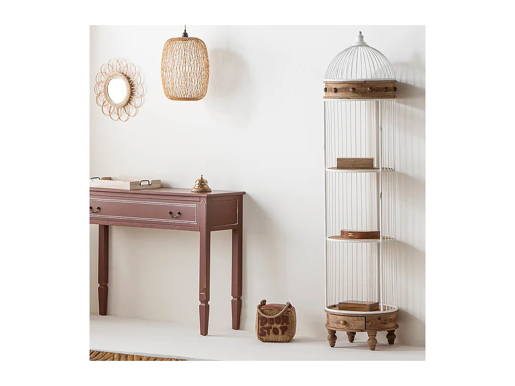 Cale-porte marron 20x20x20h