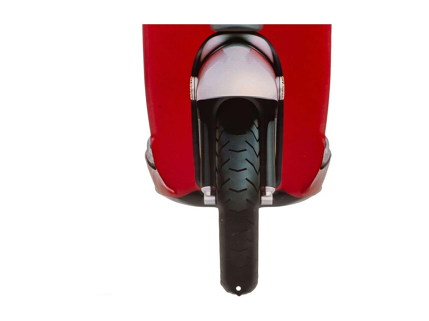 Placa de parede metálica vermelha 27x50x0,06