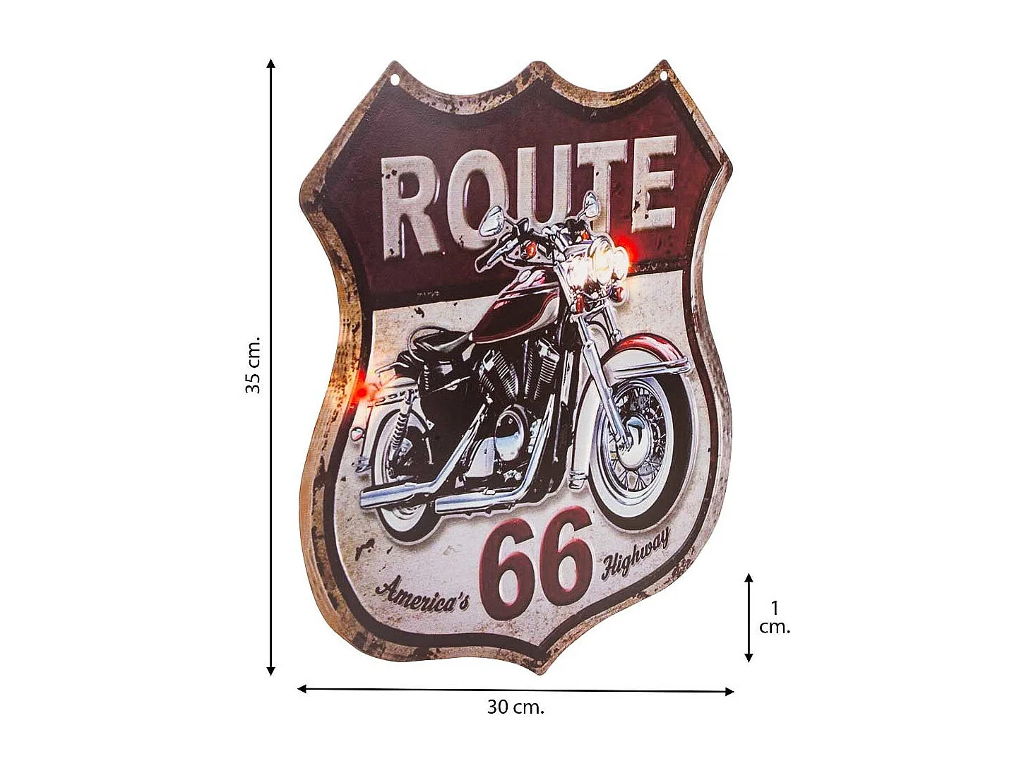 Schwarze Metallwandplatte 30x35x1h cm