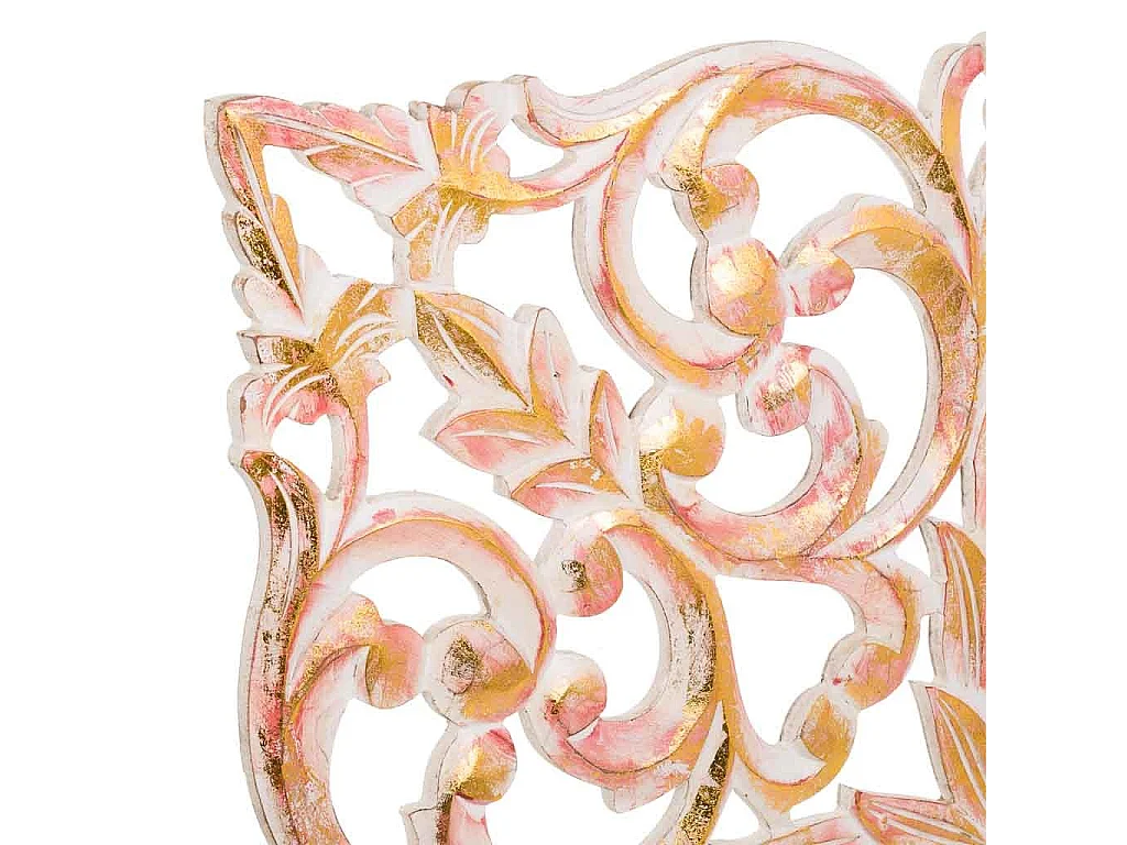 Panneau artisanal en bois blanc 90x90x2,5h