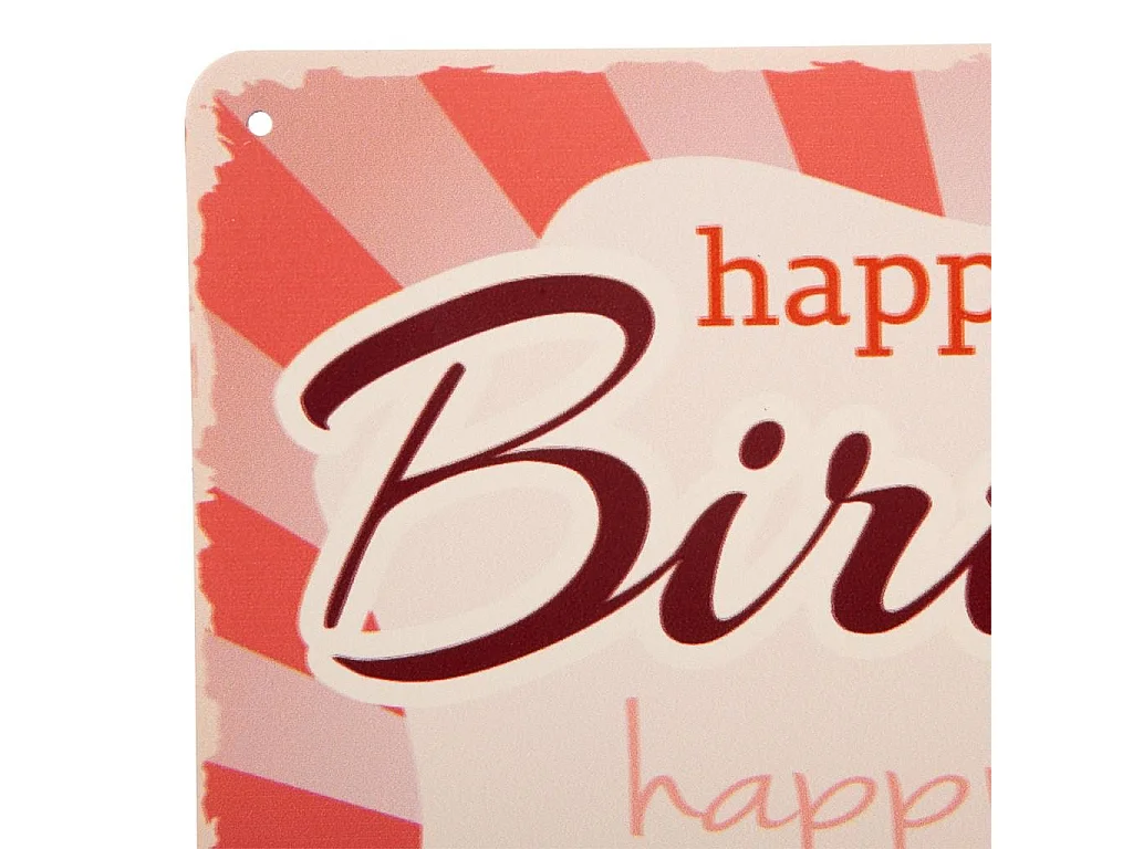 Wanddekorationsplatte aus Metall 30x30x0,06h cm