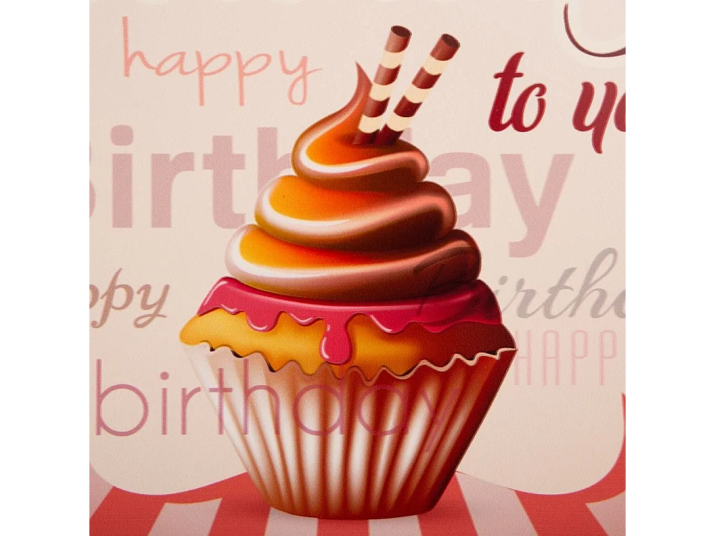 Wanddekorationsplatte aus Metall 30x30x0,06h cm