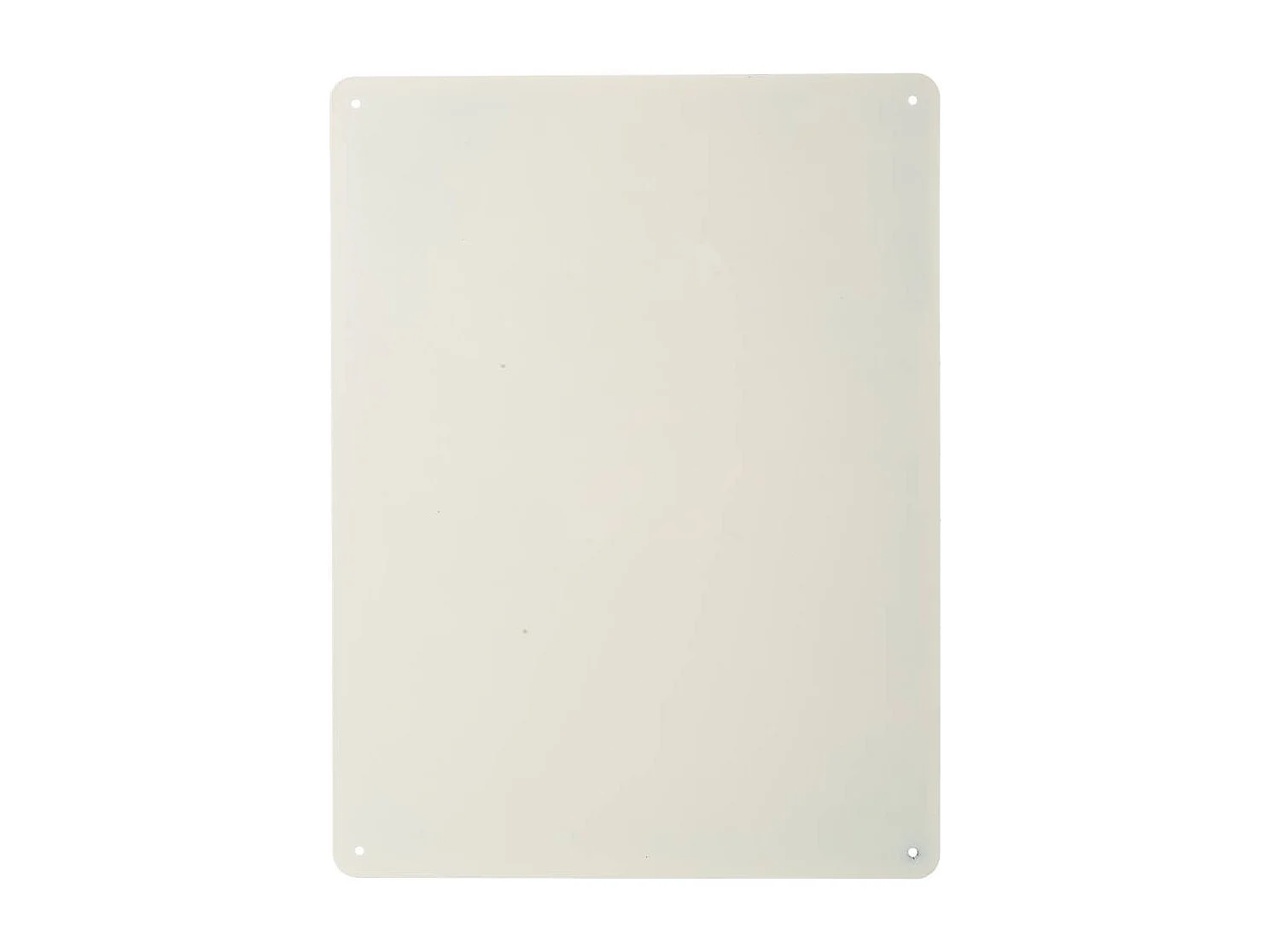 Placa de de pared de metal roja 25x33x0,06