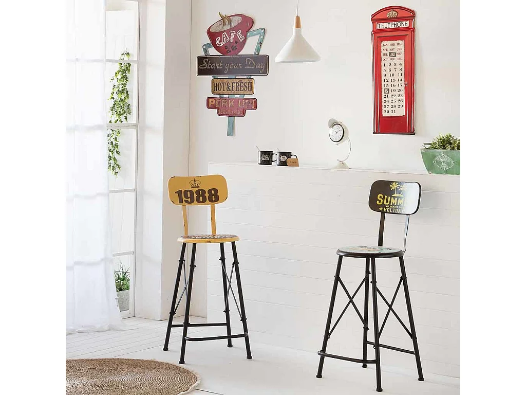 Targa in metallo rossa 58x50x1h