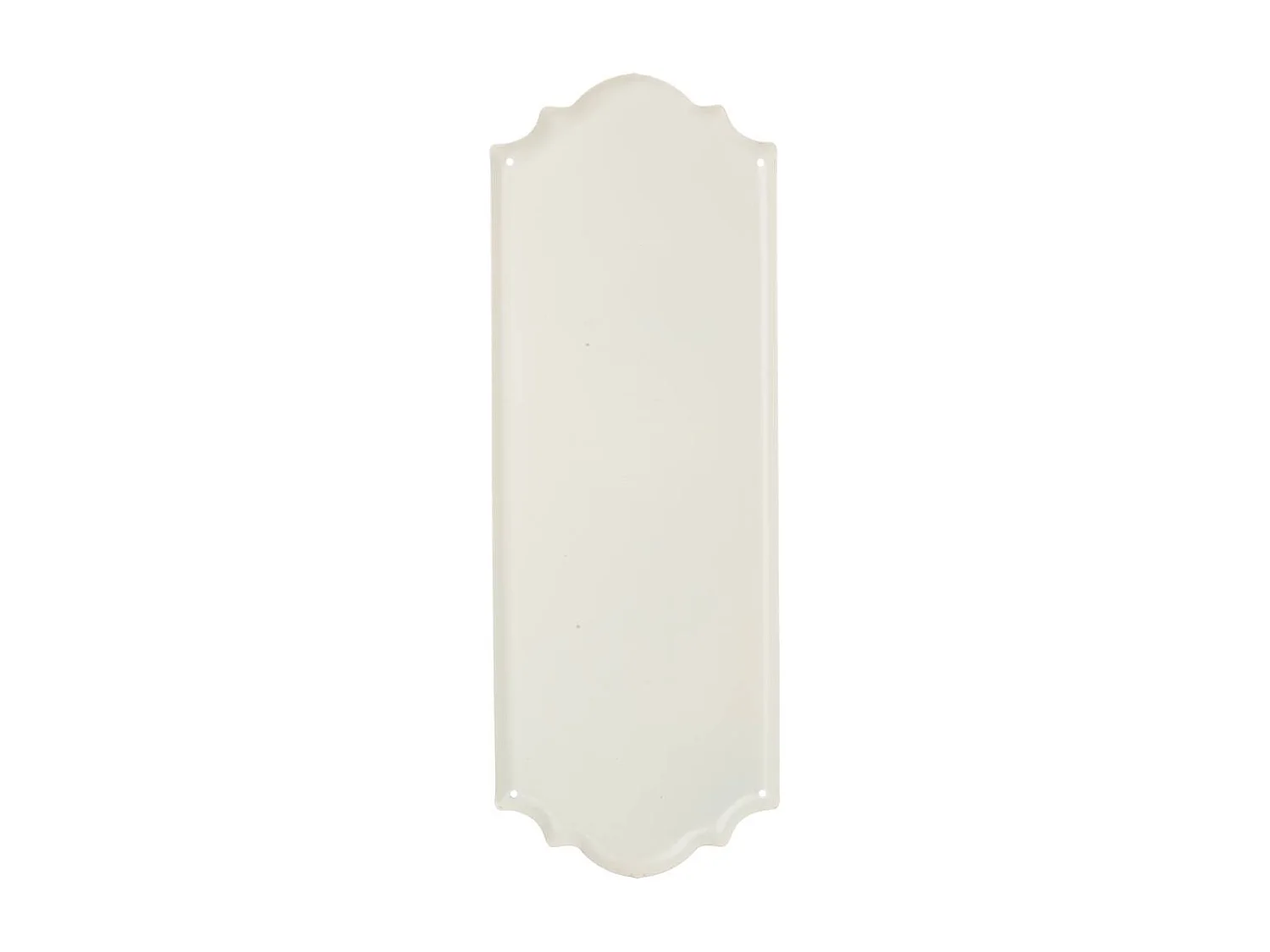 Placa de de pared de metal roja 15x38x1