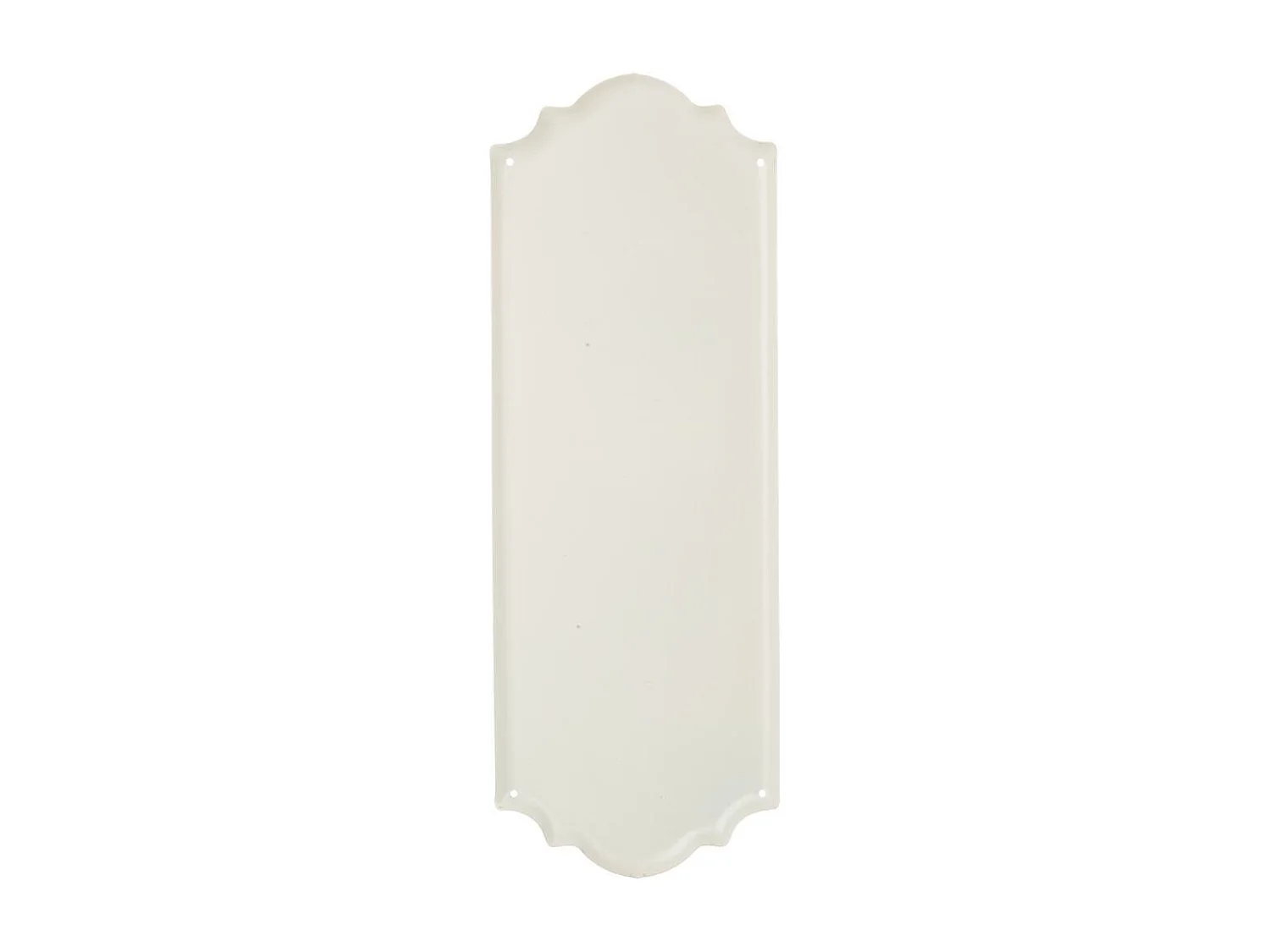 Placa de de pared de metal roja 15x38x1