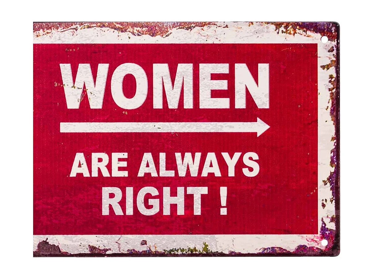 Rote Metallwandplatte 36x13x0,06h cm