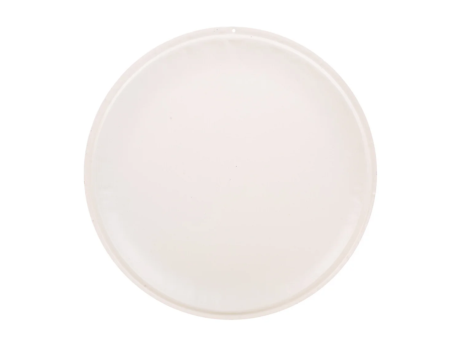 Placa de de pared de metal negra d35x1