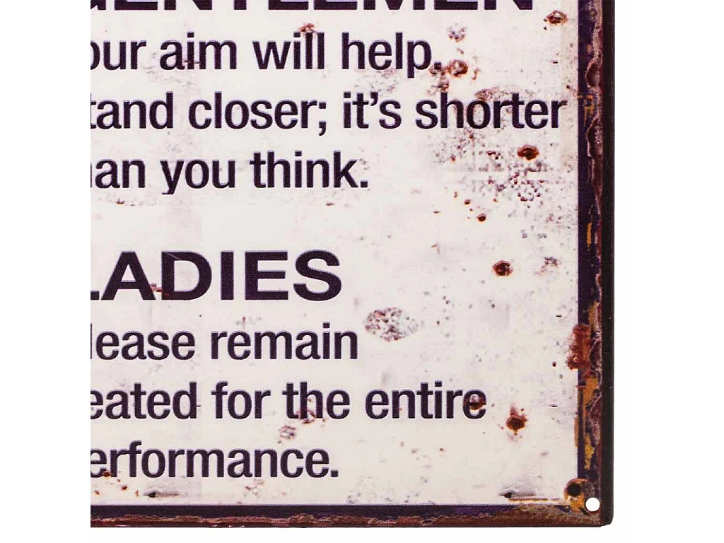 Rote Metallwandplatte 20x25x0,06h cm