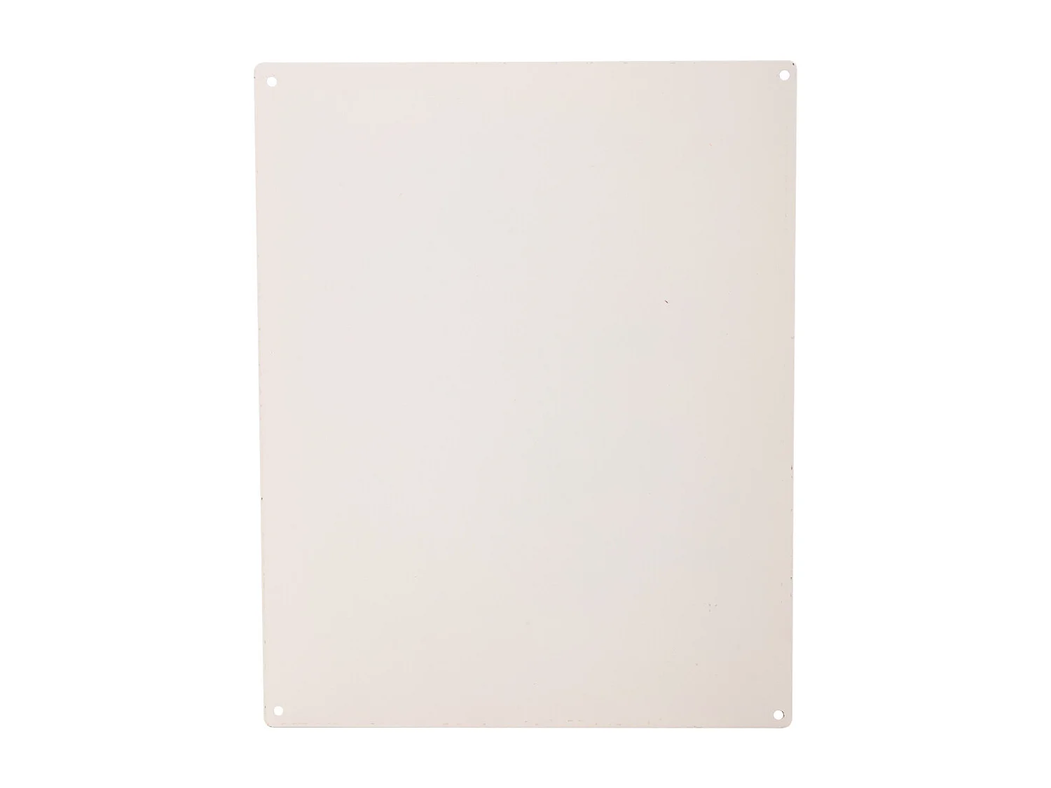 Placa de de pared de metal roja 20x25x0,06