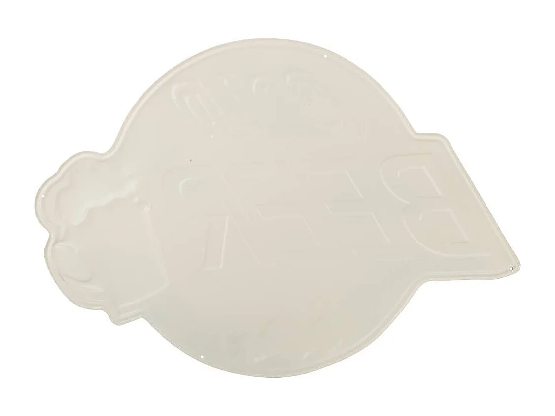 Wanddekorationsplatte aus Metall 43x55x1h cm