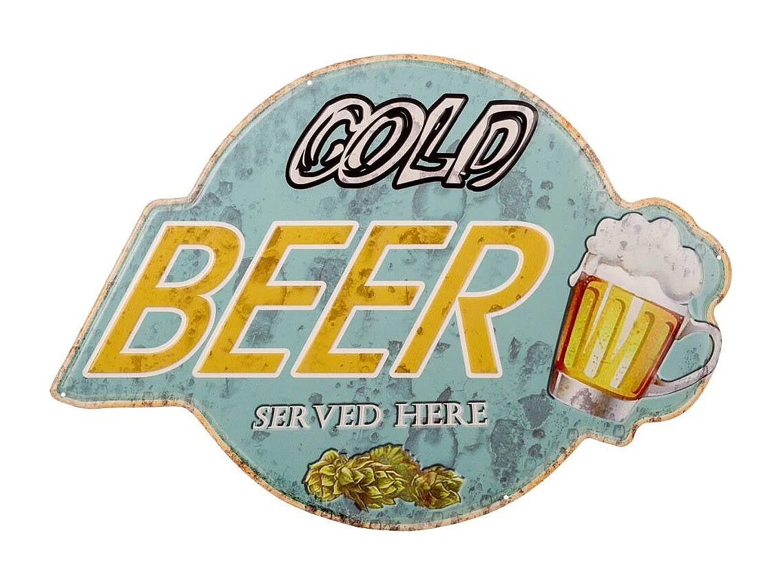 Wanddekorationsplatte aus Metall 43x55x1h cm