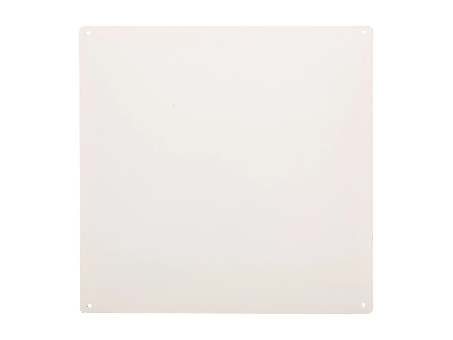 Plaque murale en métal marron 30x30x0,06h