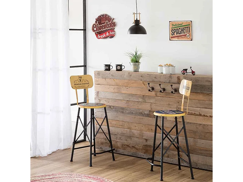 Piatto decorativo da parete in metallo 33x25x0,06h