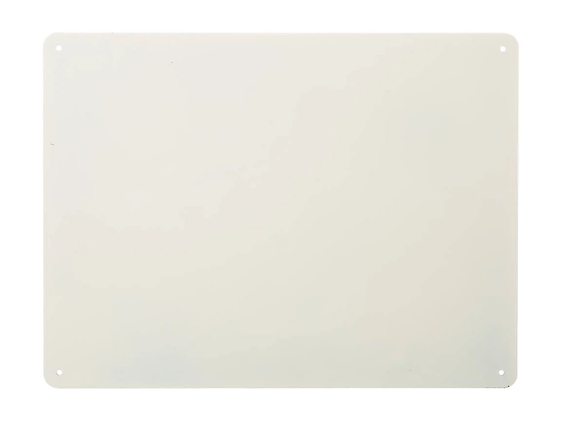Placa metálica para decoração de parede 33x25x0,06
