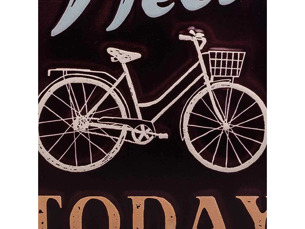 Schwarze Metallplatte 33x25x0,06h cm