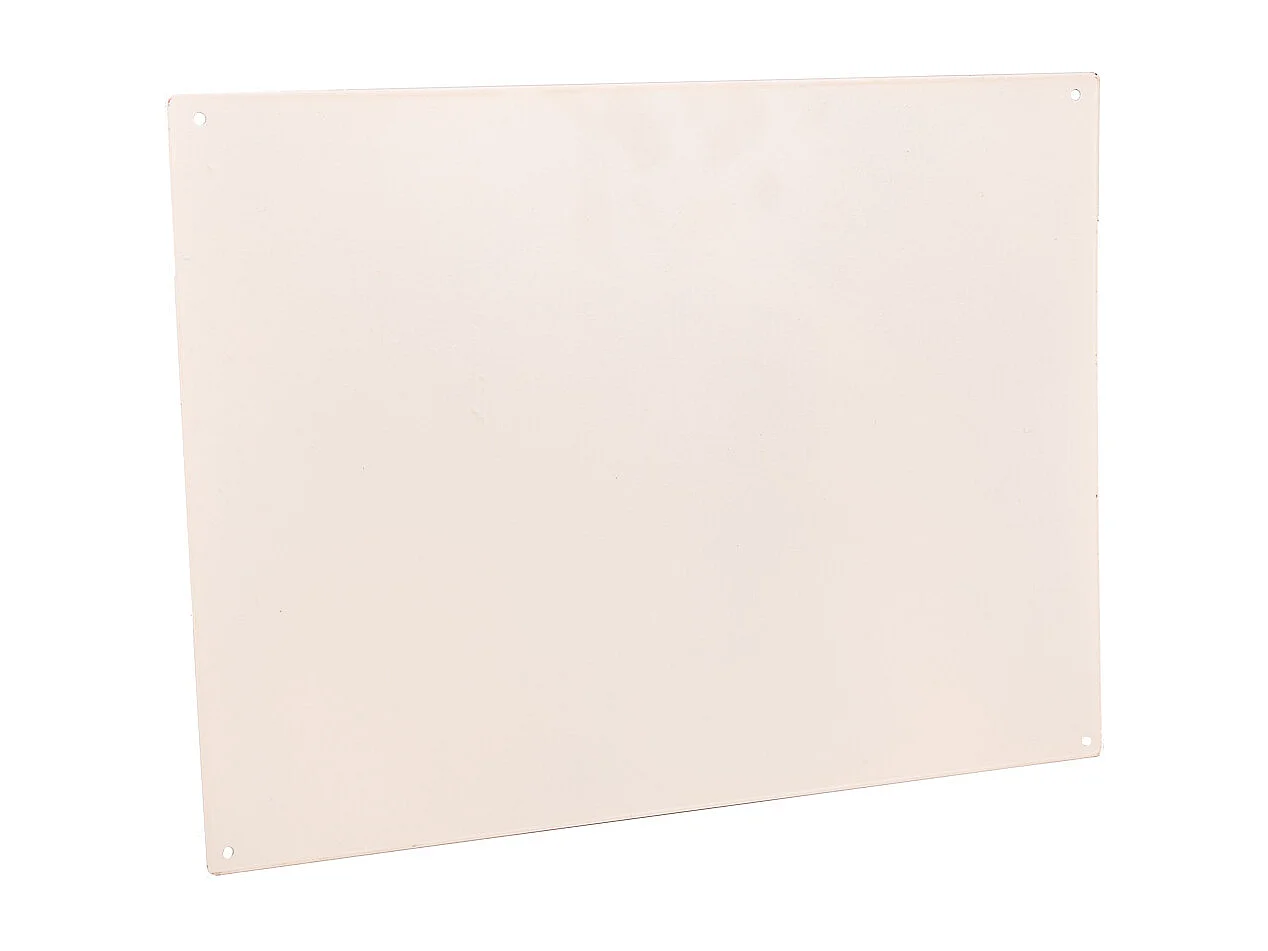 Placca in metallo nero 33x25x0,06h