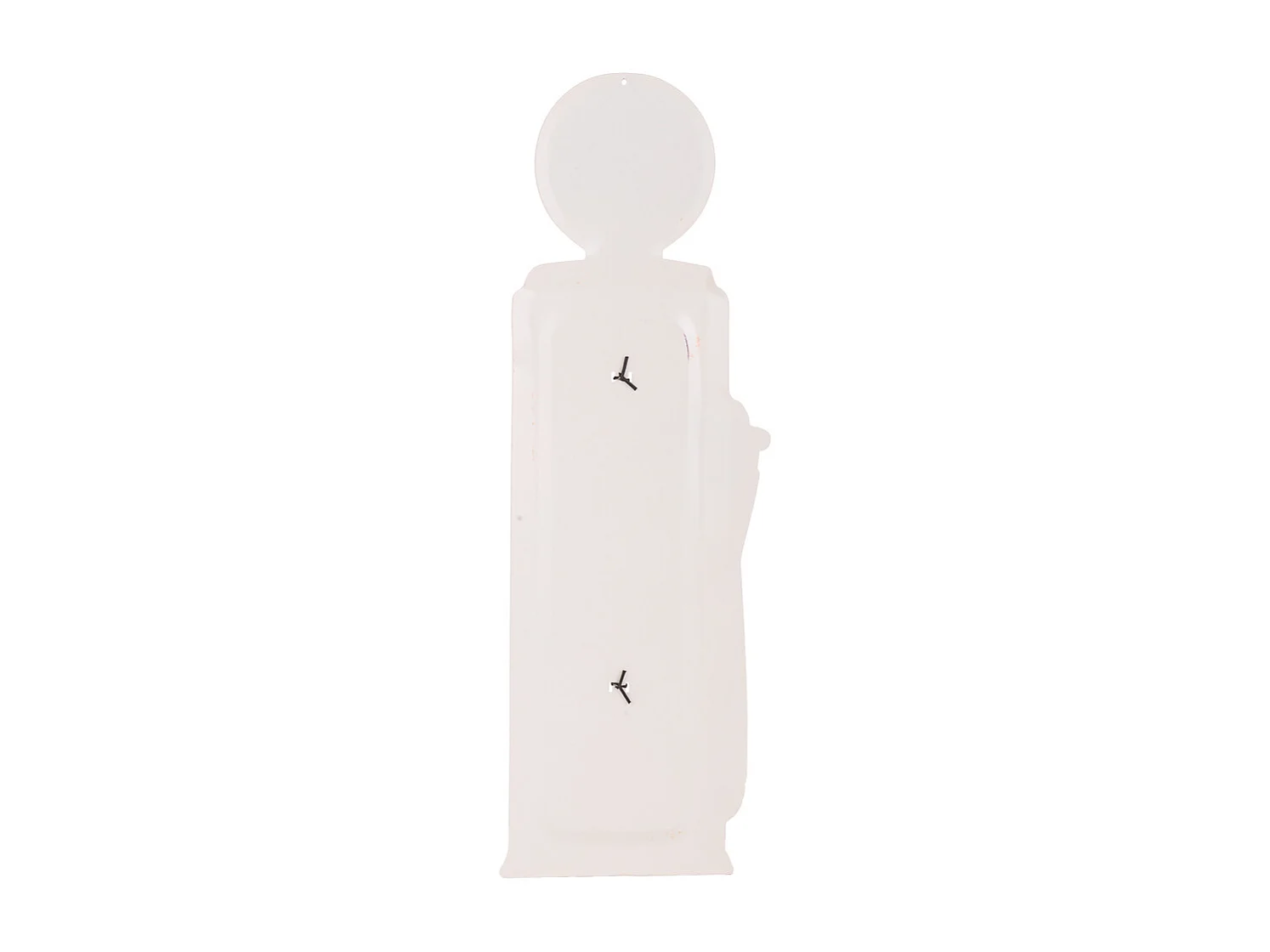 Termometro de pared de metal rojo 47,5x15x1