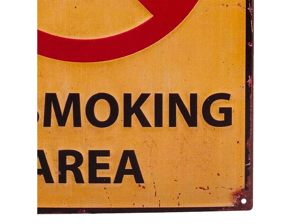 Orange Metallwandplatte 25x33x0,06h cm