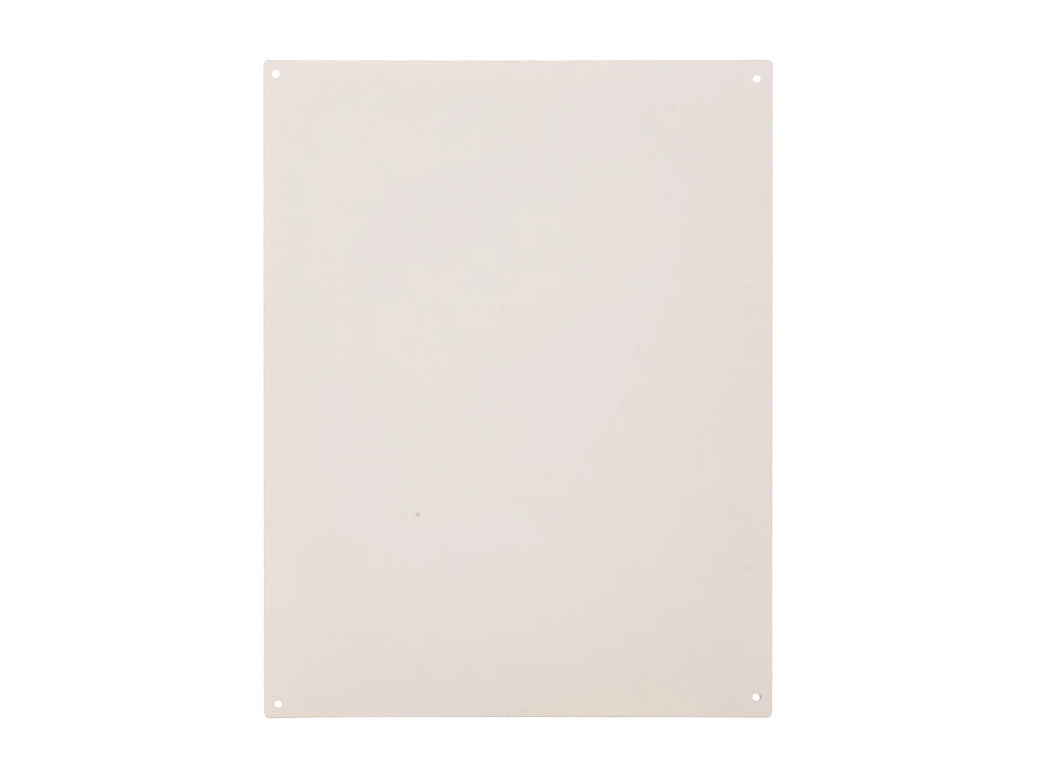 Placa de de pared de metal naranja 25x33x0,06