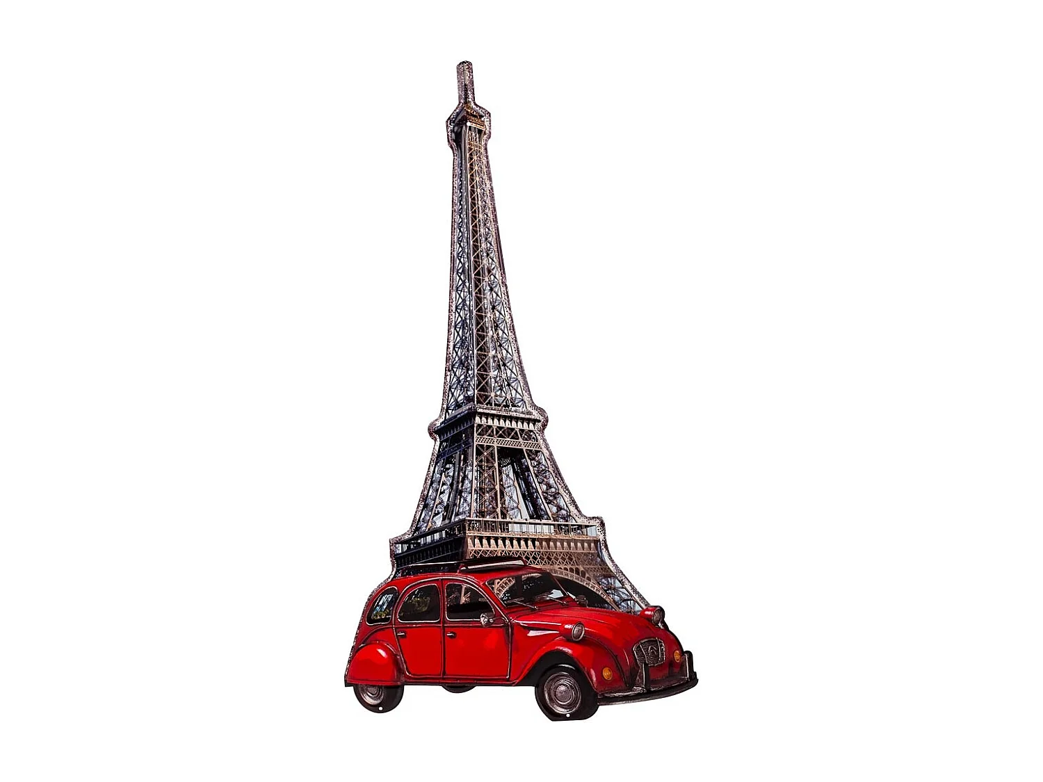 Rote Metallplatte 43x80x1h cm