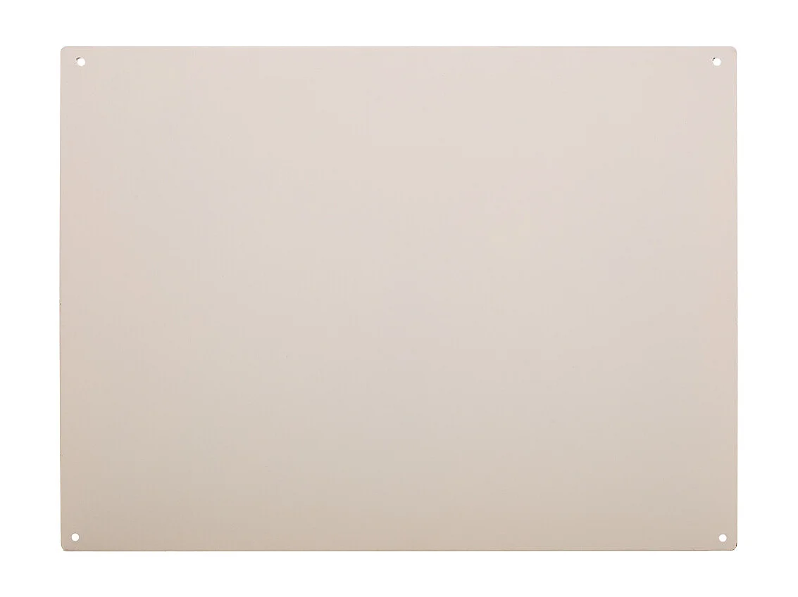 Gelbe Metallwandplatte 33x25x0,06h cm