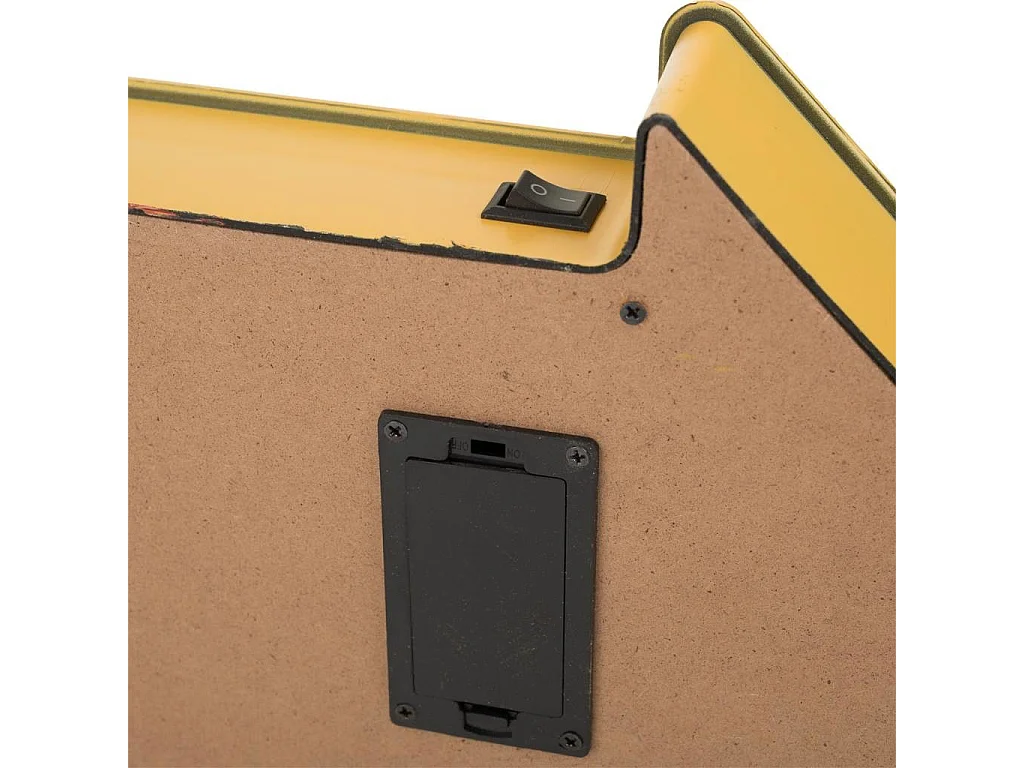 Placca da muro luminosa in plastica blu 65x27,5x10,5h