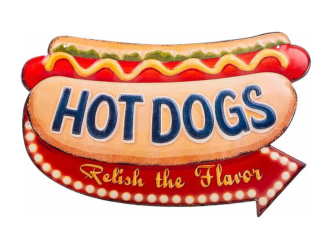 Braune Metallwandplatte 40x26x1h cm